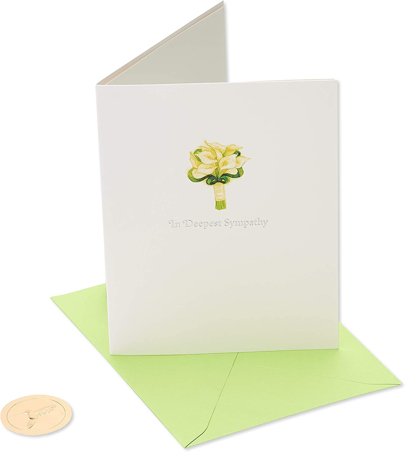 Papyrus In Deepest Sympathy Calla Lily Card