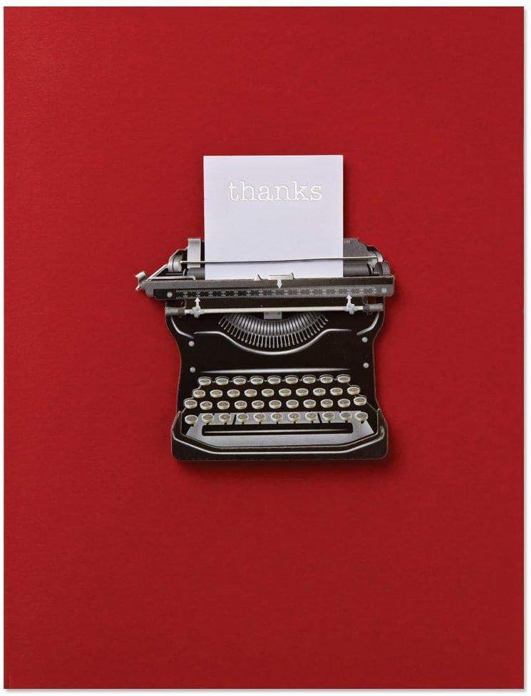 Papyrus Handmade Typewritter Card
