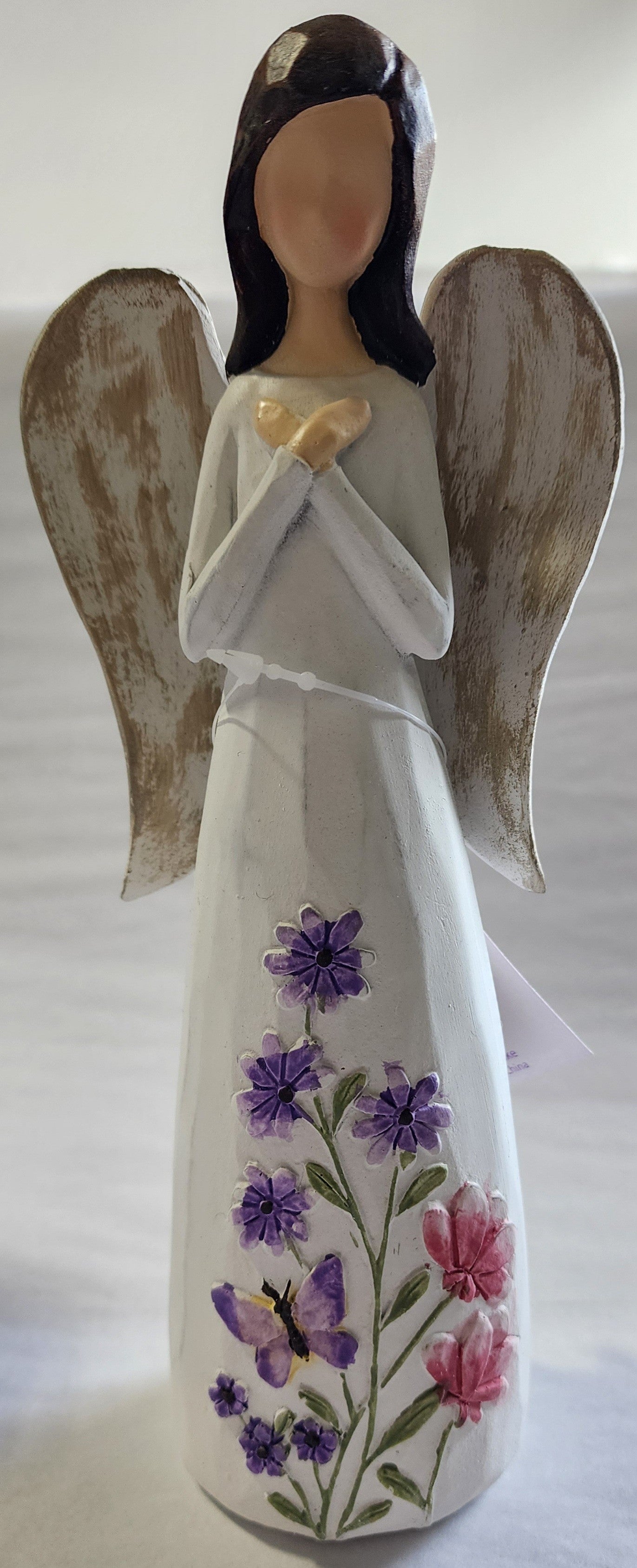 Burton & Burton Resin/ Floral Butterfly Angel Figurine