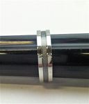 R.S. Covenant 2321 S/CZ Stainless/Black Ring Size 12 LOC 59