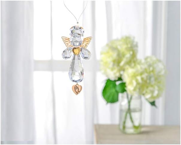 Ganz USA 2 x 4.25 in. Hanging Thank You Angel with Charm & Card