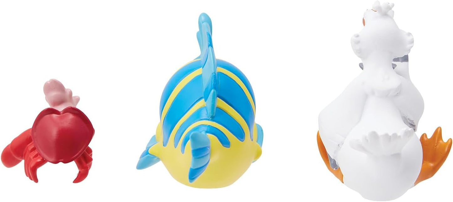 Enesco 6014851 Disney Showcase Little Mermaid Mini Set (Sebastian, Flounder, and Scuttle)