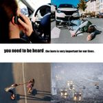 Electric Car Horn 12V loud Motorcycle Horn Replacement Auto Horn Waterproof High/Low Tone