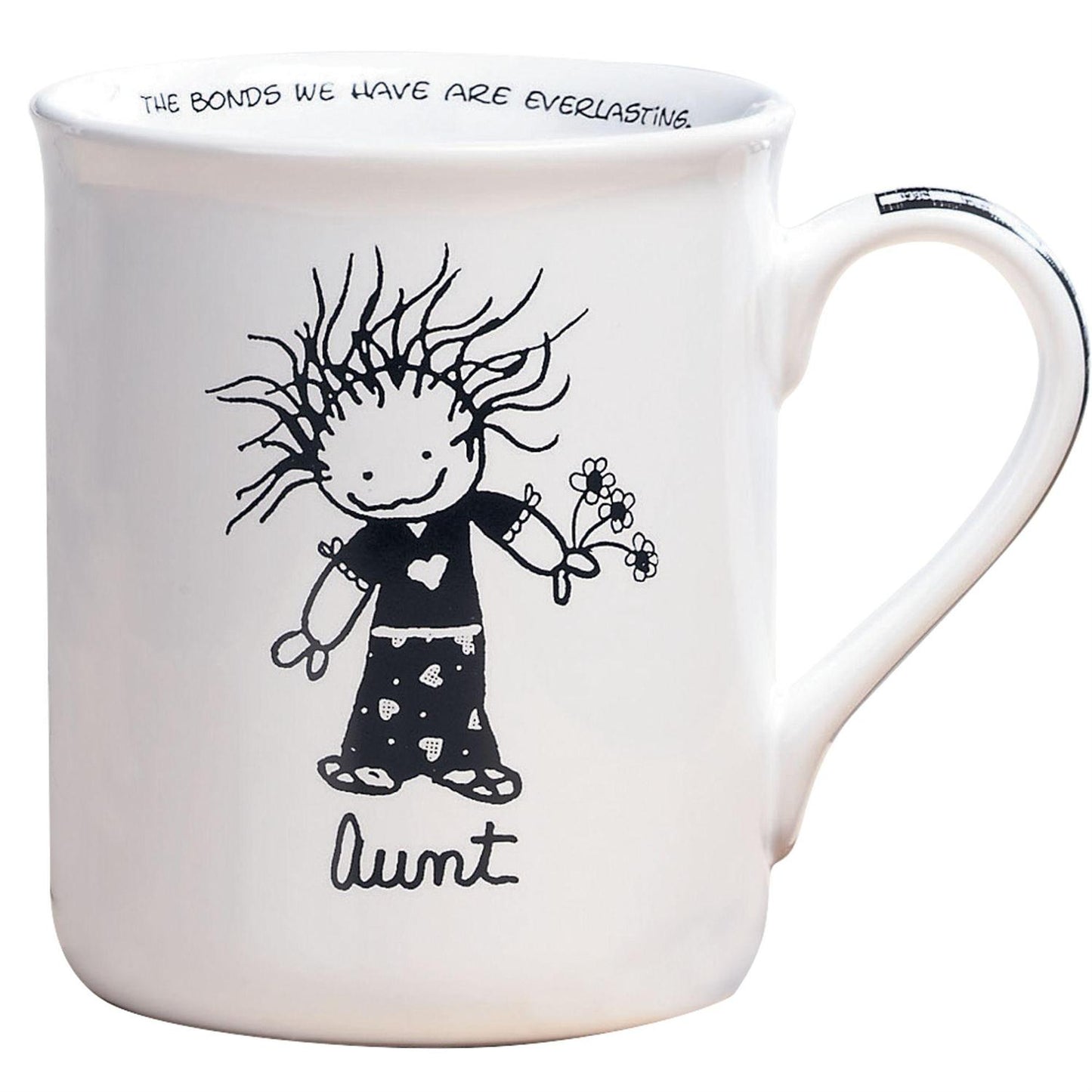 Enesco 62131 Children of the Inner Light Aunt Stoneware Gift Mug, 16 oz.
