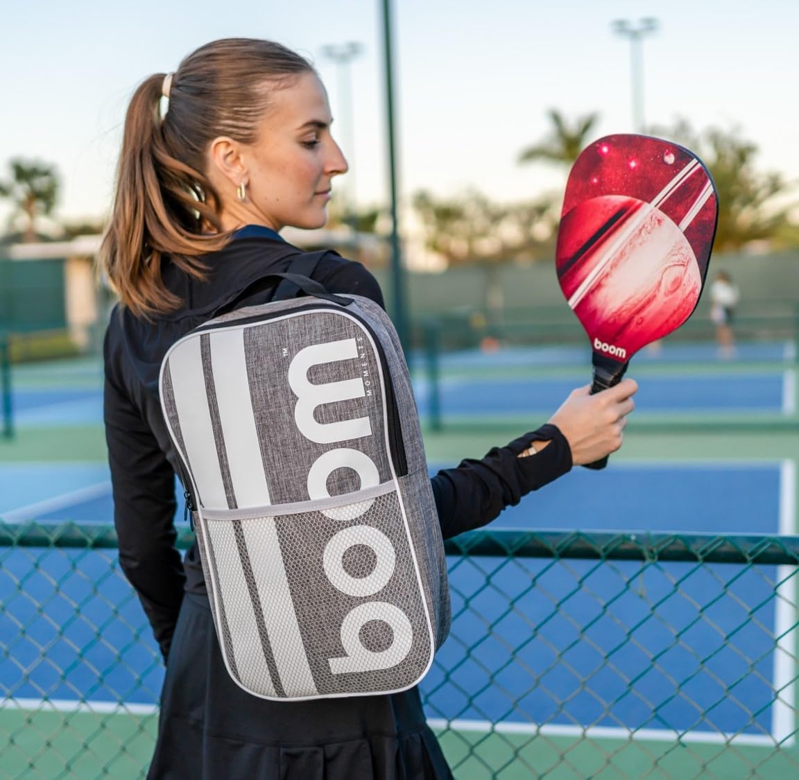 Pickleball Paddles, Pickleball Set with 4 Premium Wood Pickleball Paddles, 4 Cooling Towels, 4 Pickleball Balls & Carry Bag, Pickleball Paddle with Cushion Comfort Grip, Gifts for Men Women