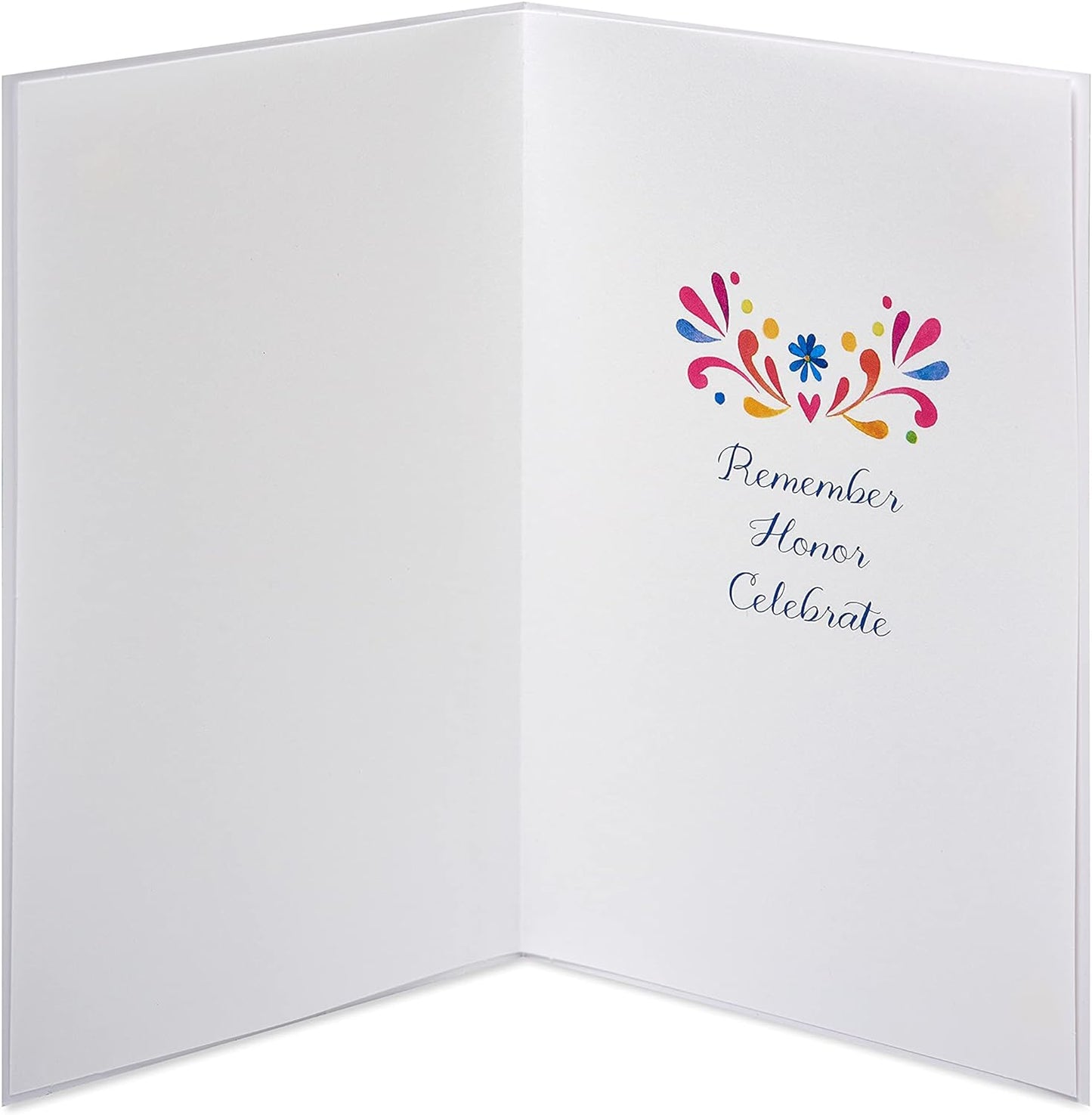 Papyrus Day of the Dead Card (Remember, Honor, Celebrate)