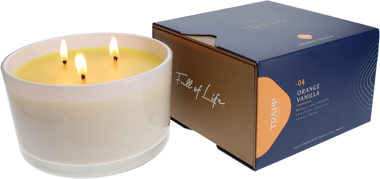 Trapp Fragrance 16oz 3- Wick Candle Collection