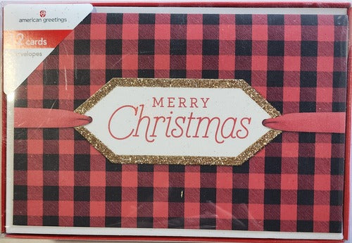 American Greetings Plaid (Merry Christmas)