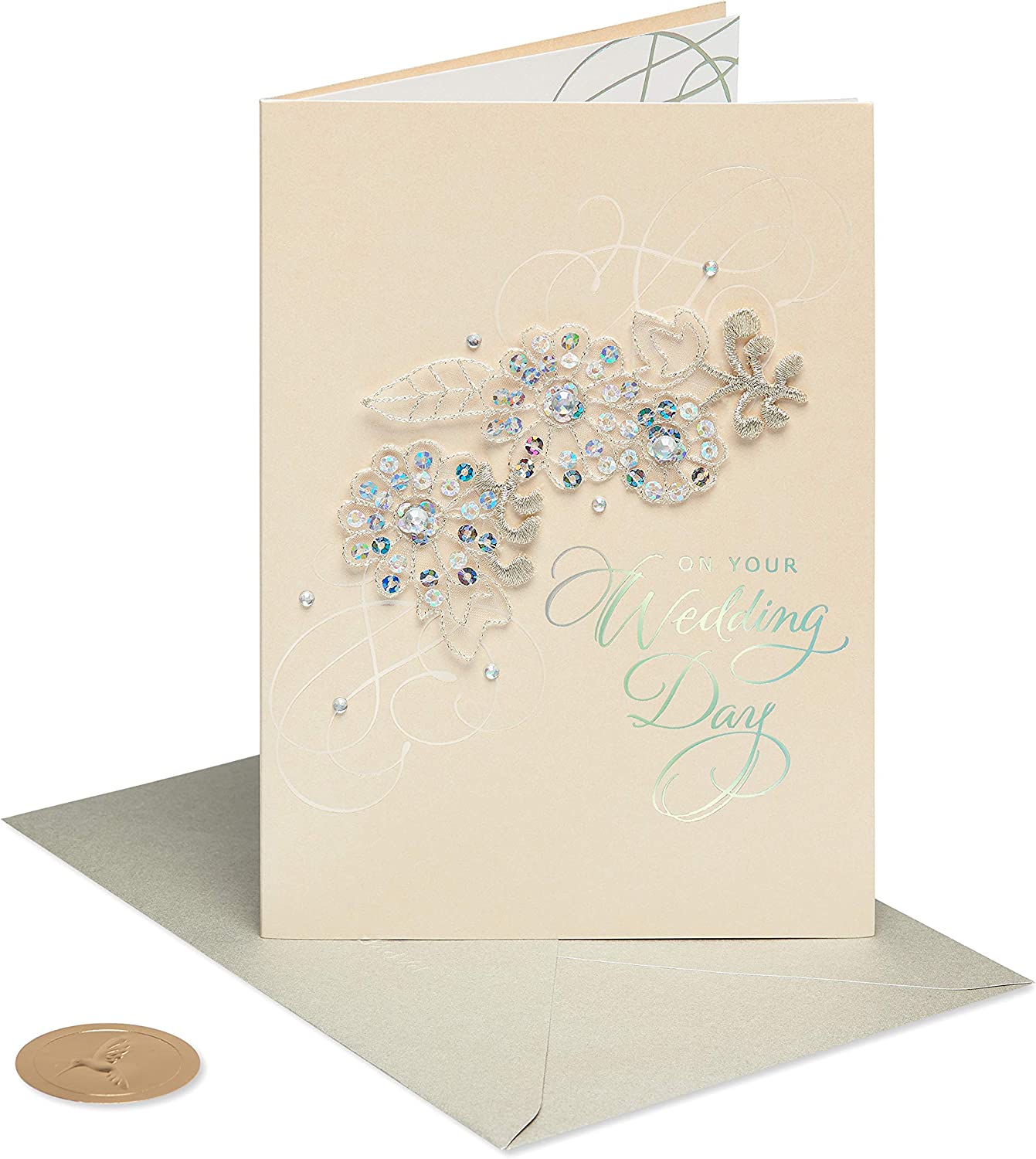 Papyrus Beautiful Day Wedding Card
