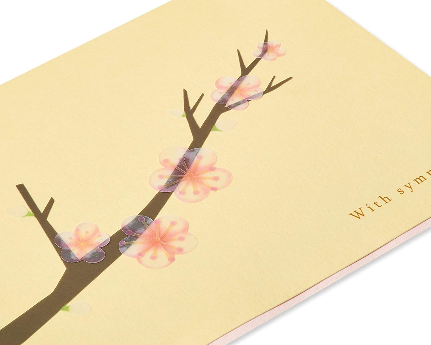 Papyrus Branch With Blooms Card