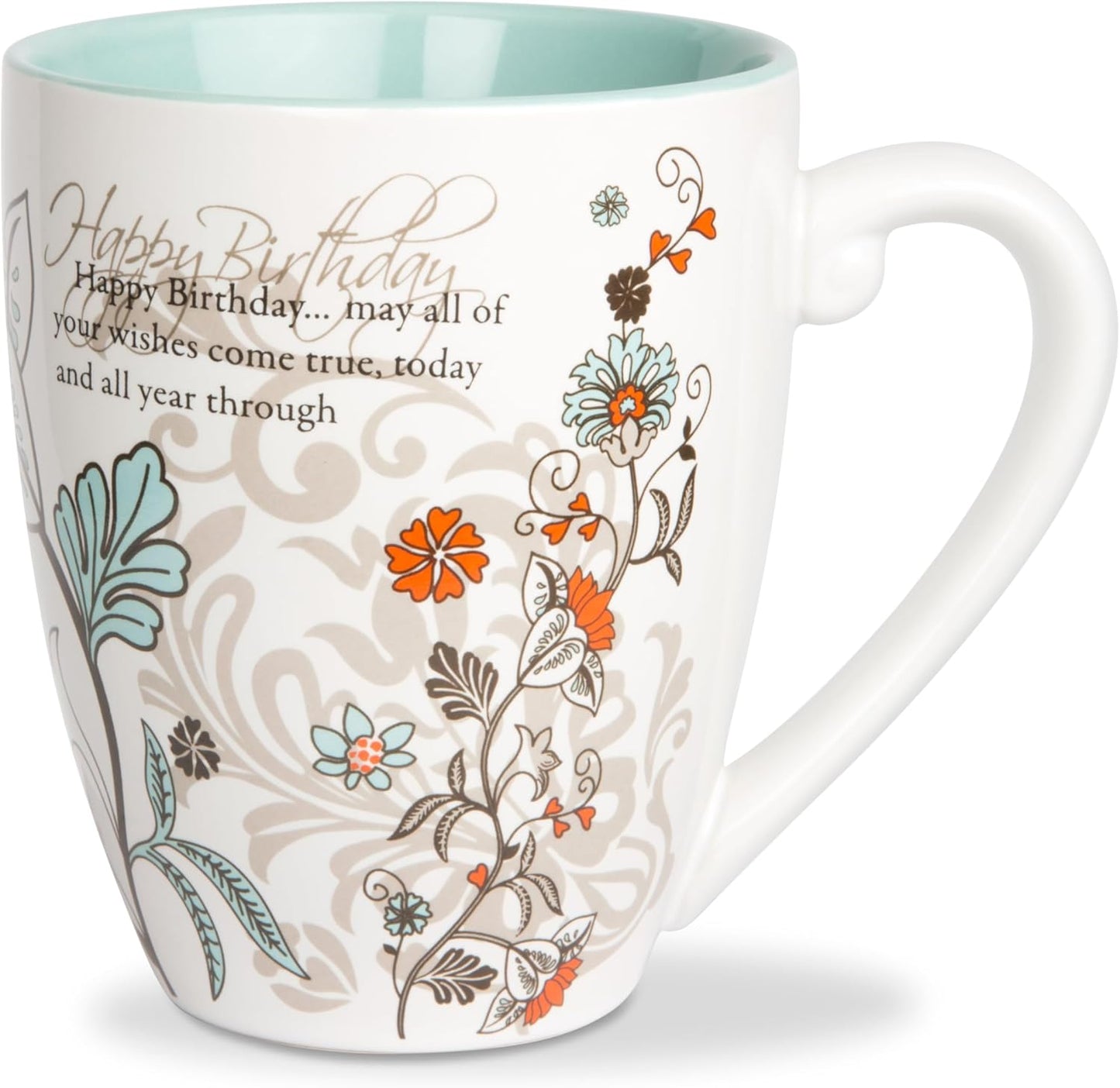 Pavilion Mark My Words Happy Birthday Mug, 4-3/4-Inch, 20-Ounce Capacity
