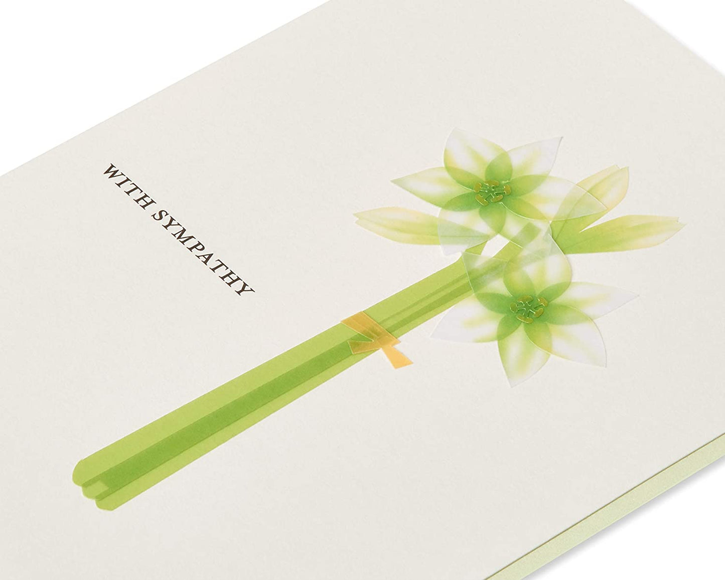 Papyrus Sympathy Lilies Card