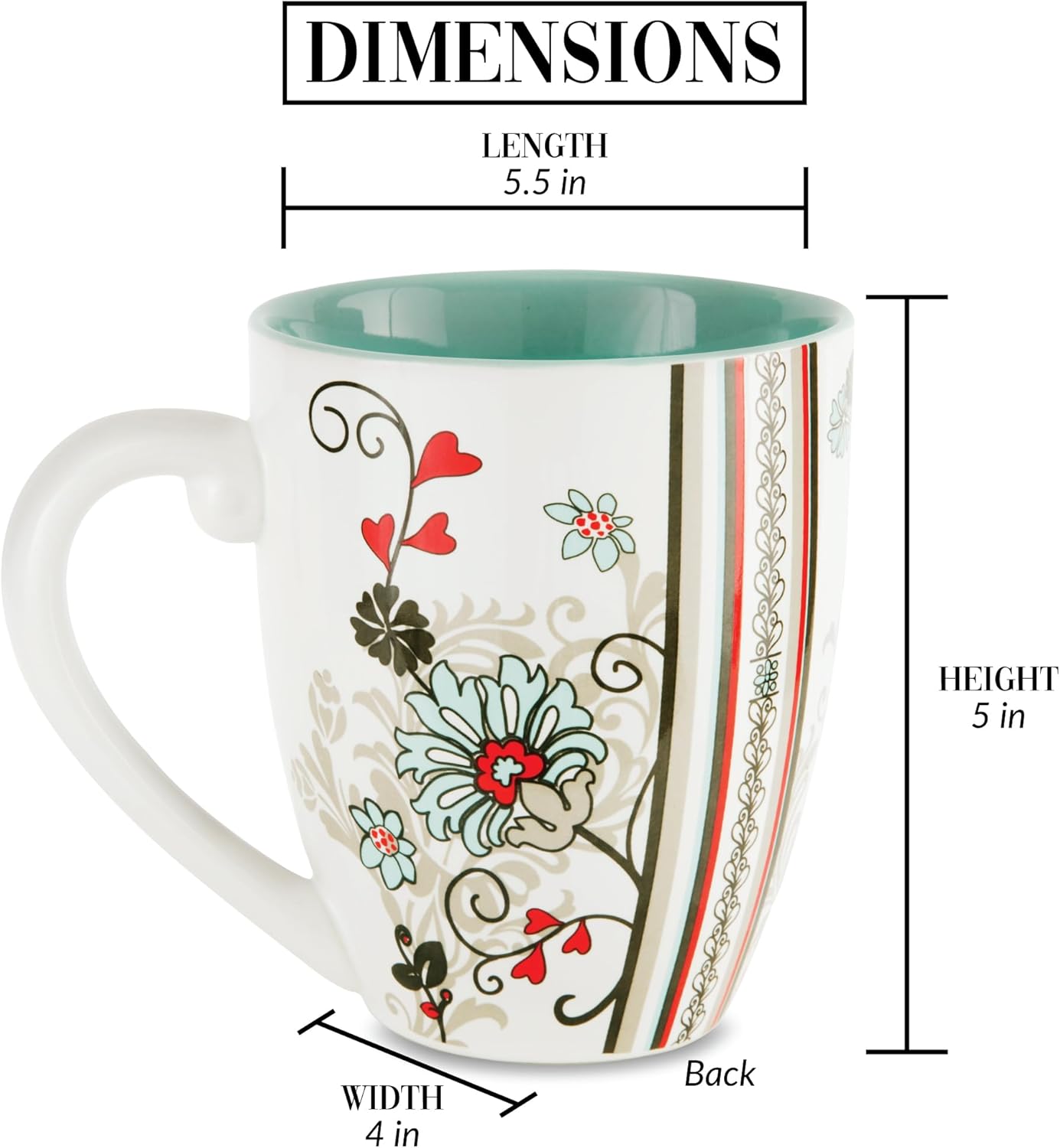 Pavilion Mark My Words Happy Birthday Mug, 4-3/4-Inch, 20-Ounce Capacity