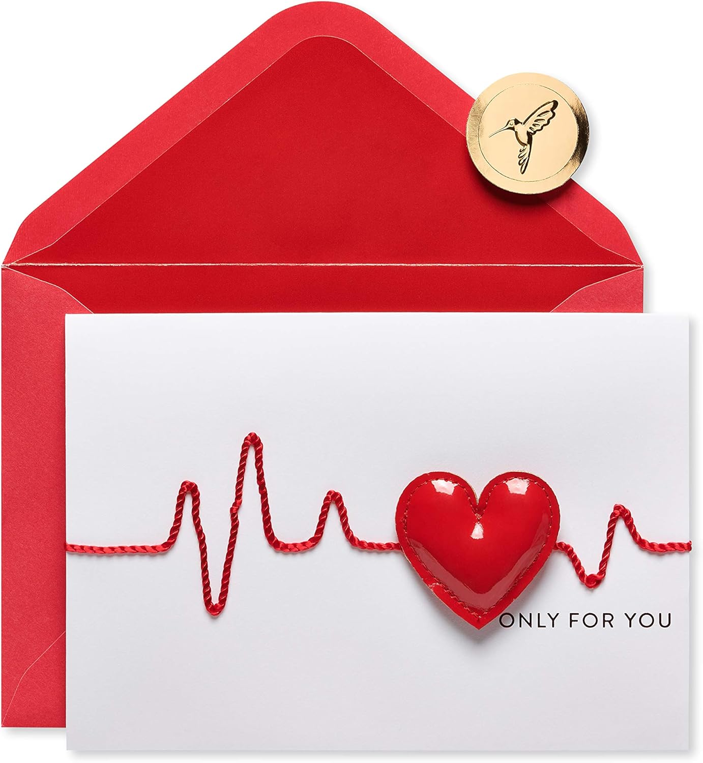 Papyrus Heart Beat Valentine Card