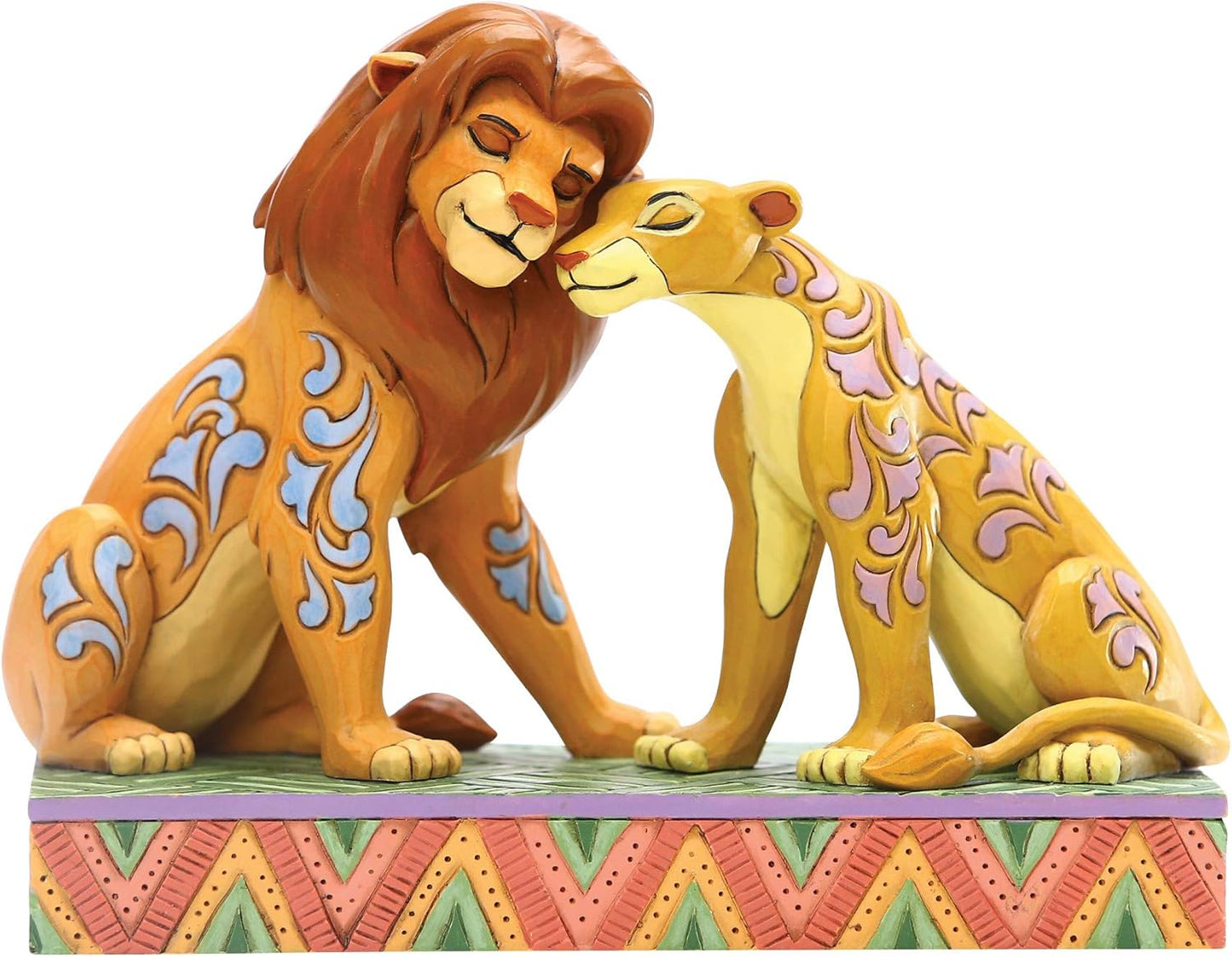 Enesco 6005961 Jim Shore Disney The Lion King Simba and Nala Snuggling 5.12 Inch