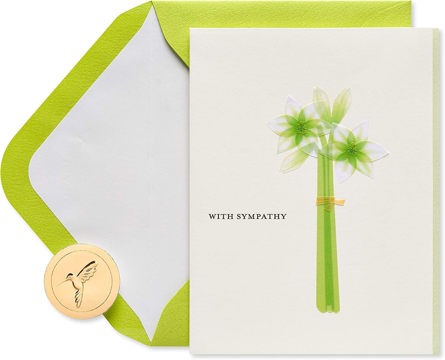 Papyrus Sympathy Lilies Card