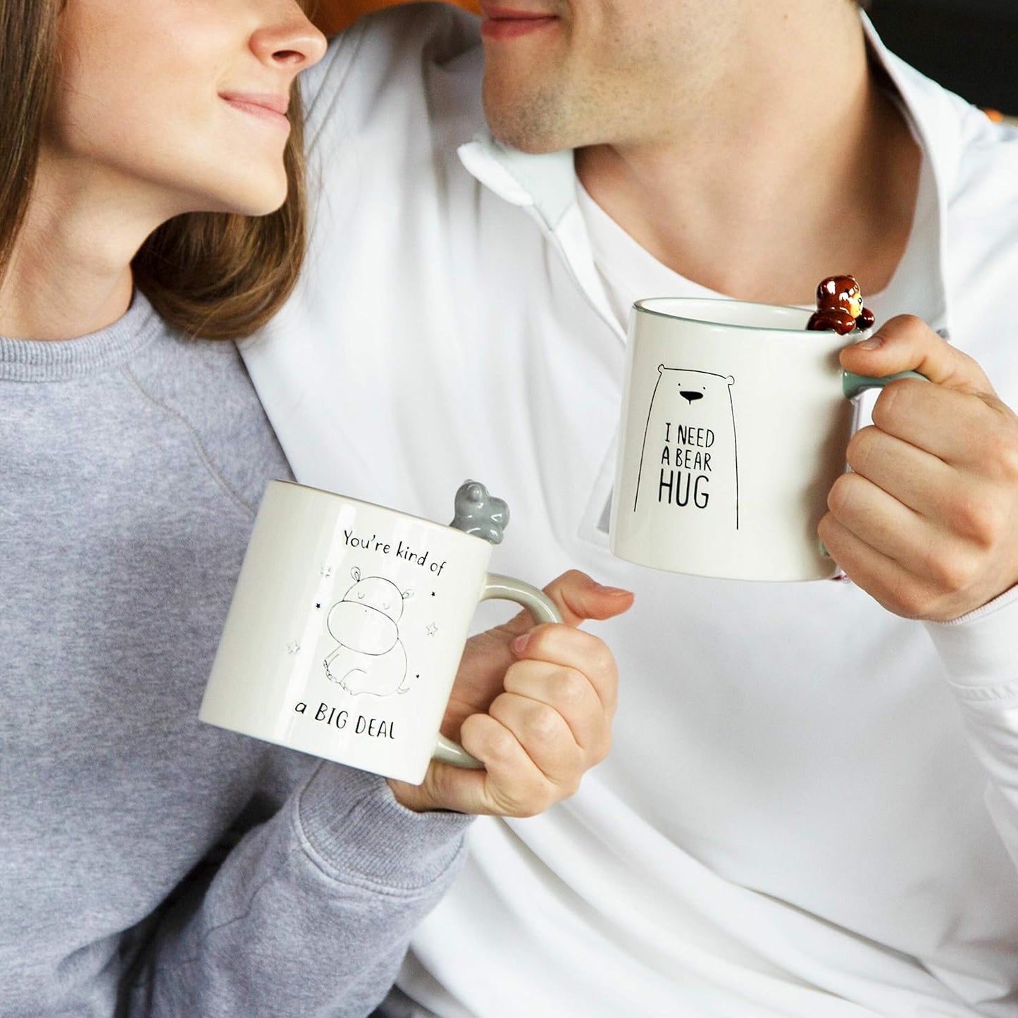 Pavilion Gift 45631 You're Kind Of A Big Deal-Hippo Gray 17oz Dolomite Coffee Cup Mug