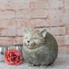 Roman Pudgy Pal Garden Figure, 75263, Standing Cat, 7.25 inches tall