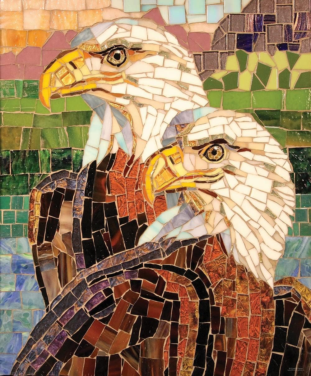 Suns Out 70722 Stained Glass Eagles 1000 pc Jigsaw Puzzle