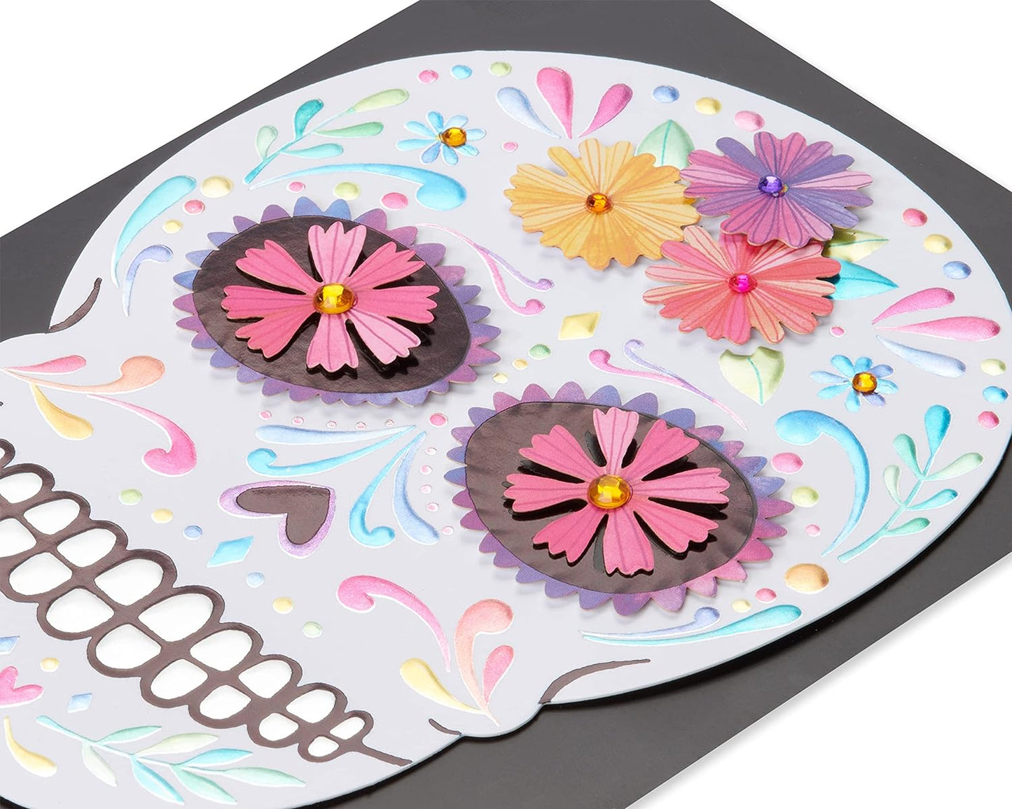 Papyrus Day of the Dead Card (Remember, Honor, Celebrate)