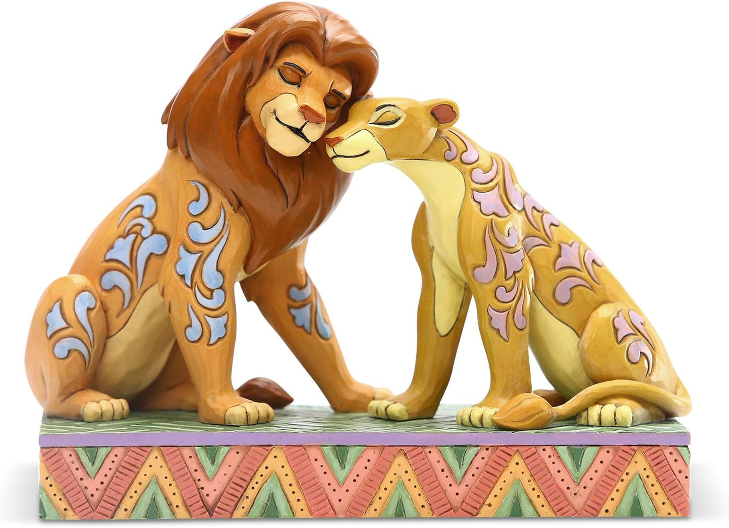 Enesco 6005961 Jim Shore Disney The Lion King Simba and Nala Snuggling 5.12 Inch