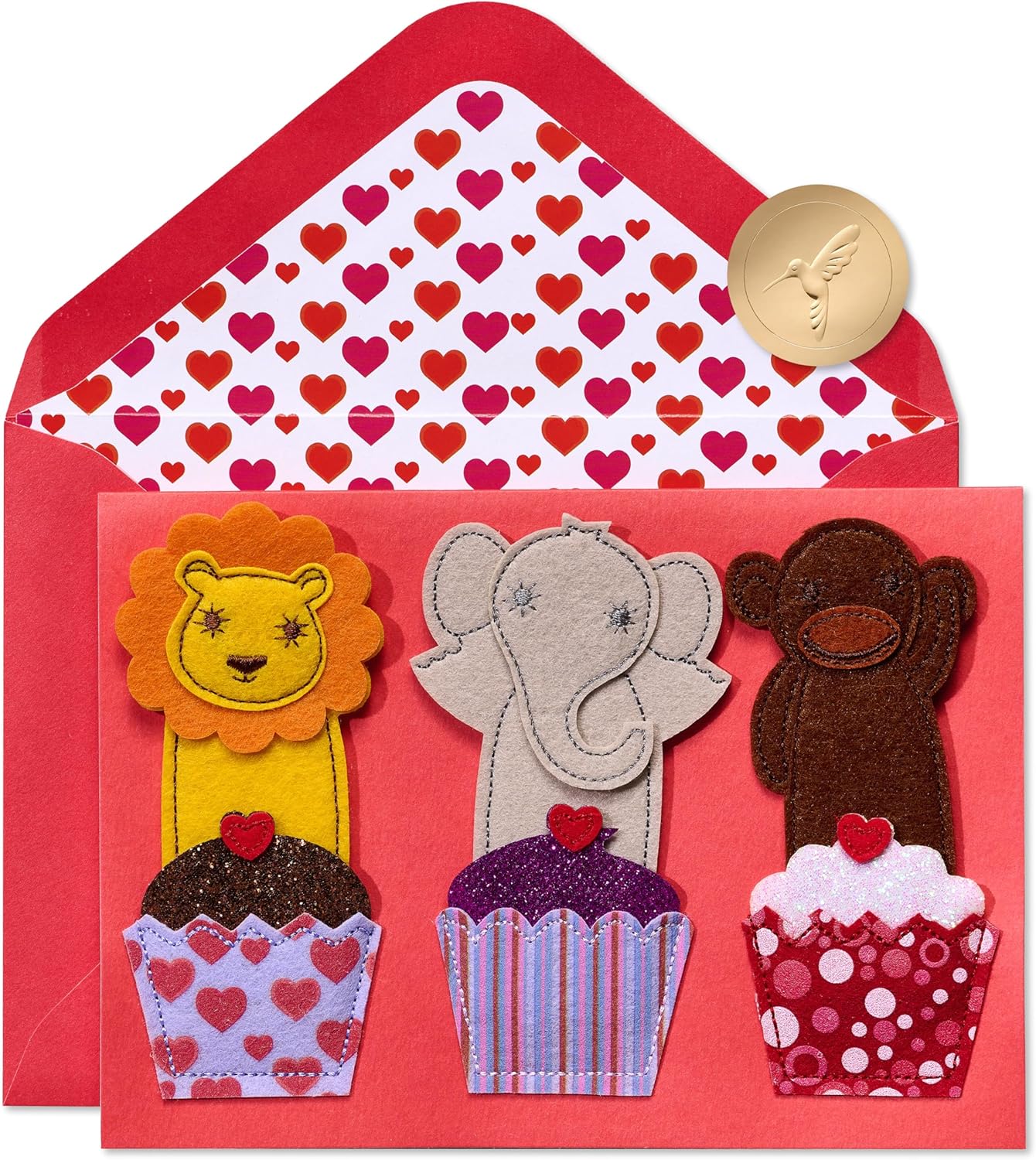 Papyrus Animal Finger Puppets Card