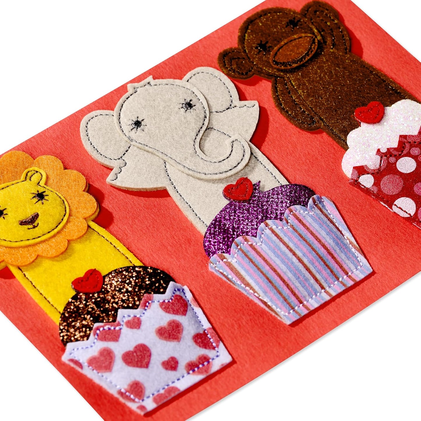 Papyrus Animal Finger Puppets Card