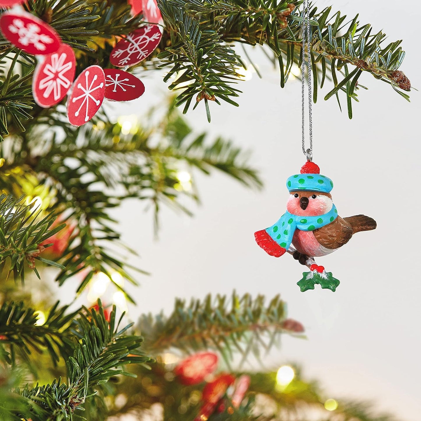 Hallmark Mini Cozy Lil' Critters Plastic Figurine Ornament, 1.2"
