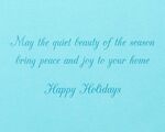 Papyrus Holiday Card (Peace and Joy)