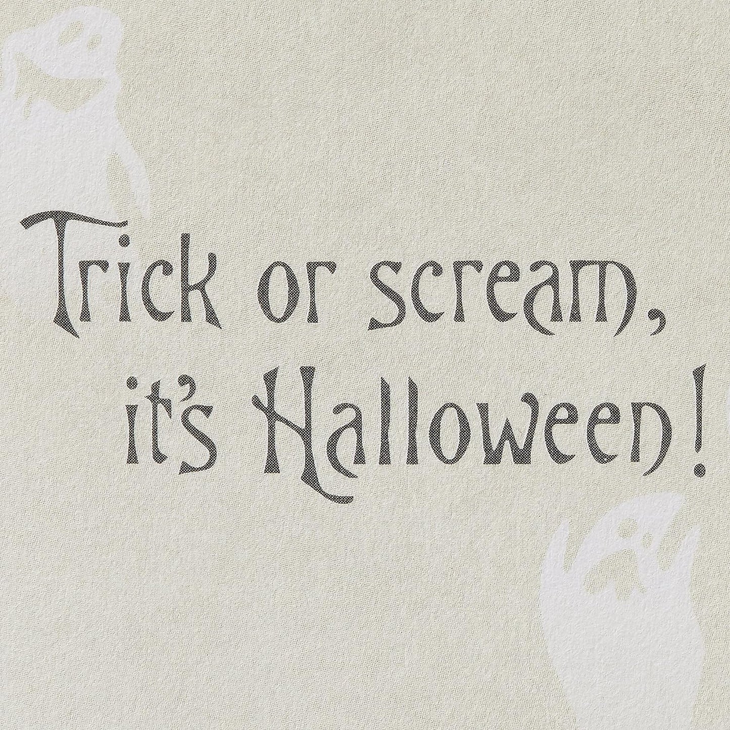 Papyrus Nightmare Before Christmas Halloween Card (Trick or Scream)