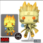 Naruto: Shippuden Naruto Uzumaki Kurama Link Mode Funko Pop! Vinyl Figure #1465 - AAA Anime Exclusive