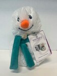 Intelex Warmies CPJ-SMAN-2 Mini Snowman with Green Scarf