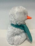 Intelex Warmies CPJ-SMAN-2 Mini Snowman with Green Scarf