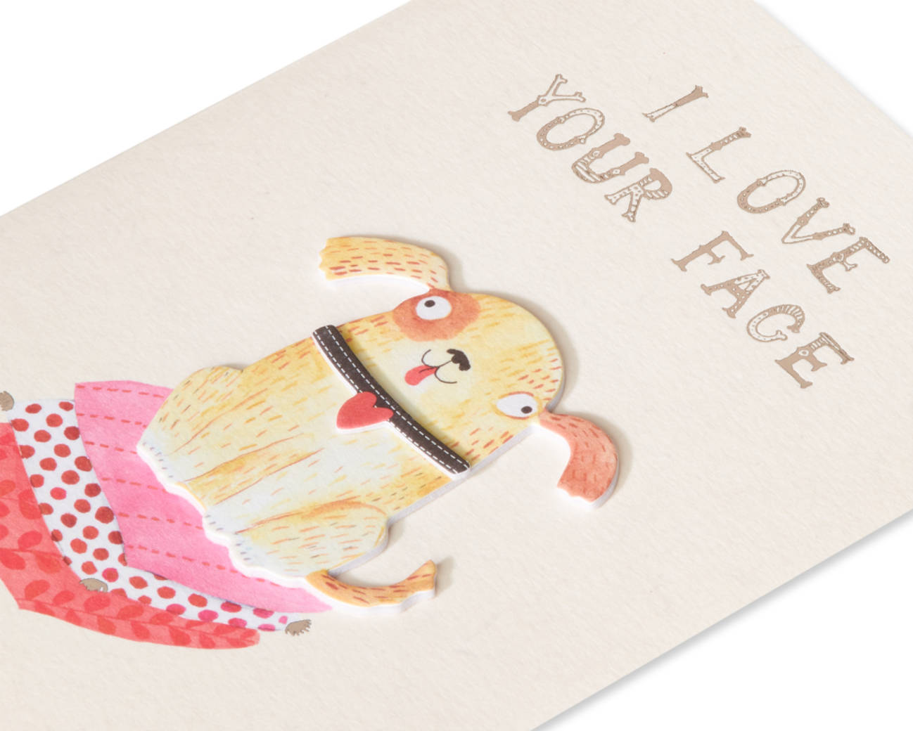 Papyrus Love Your Face Card