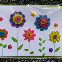 Papyrus Felt Flowers & Stitching Card (Mother's Day)