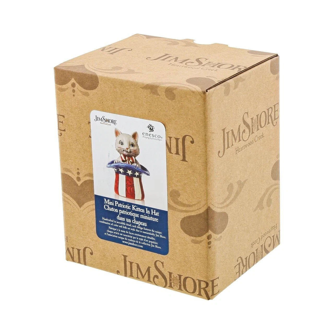 Enesco 6006443 MIni Patriotic Kitten Jim Shore Heartwood Creek