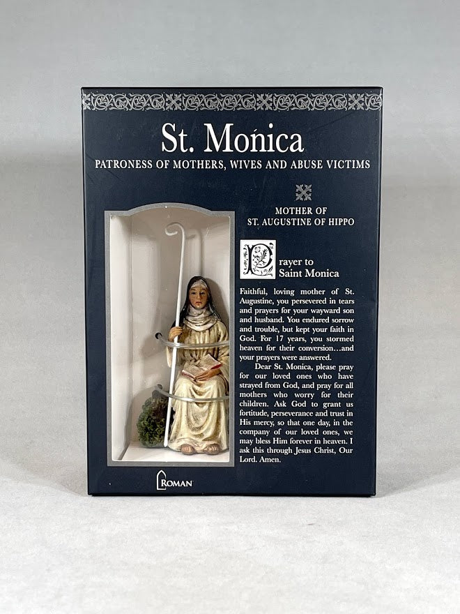 Roman Inc. St. Monica Figurine 3.5" - Figurine Santo Saints Confirmation