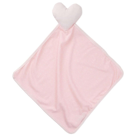 Hallmark Pink Heart Baby Lovey Blanket