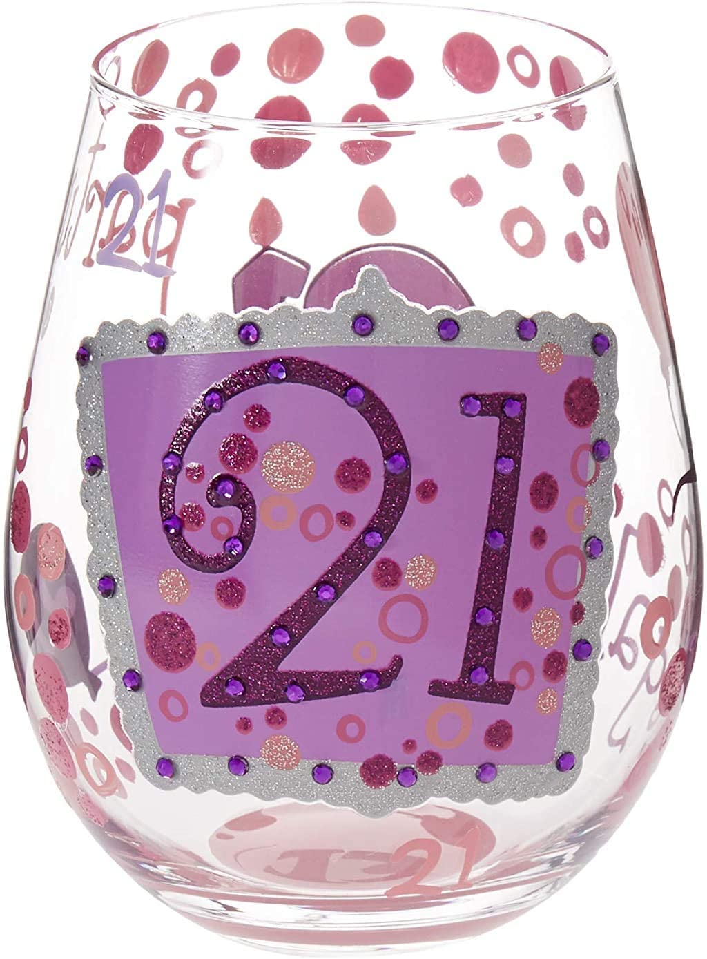 Enesco 4057089 Lolita Stemless Glass 21