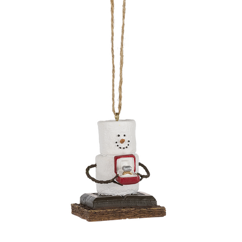 Ganz 146512 MIDWEST-CBK S'Mores Man Presenting an Engagement Ring Christmas/Everyday Ornament