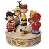 Enesco 6008958 Jim Shore Charlie Brown Friends around Christmas