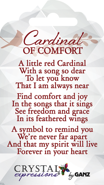 Ganz Cardinal of Comfort Ornament (ACRY-602)