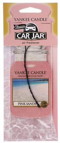 Yankee Candle 1207566 Car Jar Pink Sands Air Freshener (Jar Single Packs)