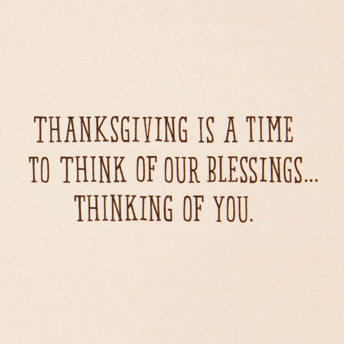 Hallmark Signature Blessed Religious Thanksgiving Card