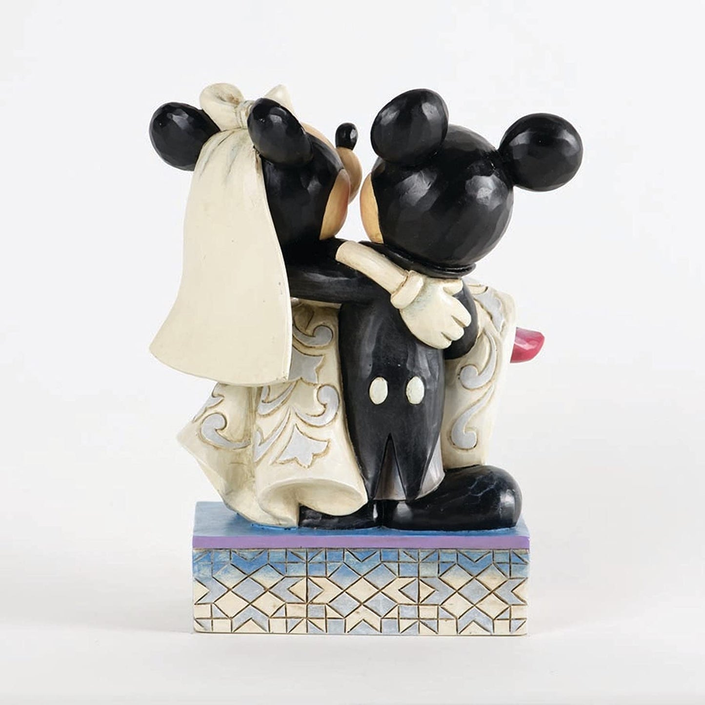 Enesco 4033282 Jim Shore Disney Mickey and Minnie Mouse Cake Topper Stone Resin 6.5�
