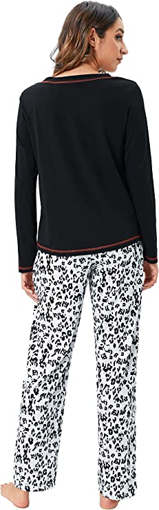 Women's Pajama Set, Sleepwear Two-Piece Nightgown, XL