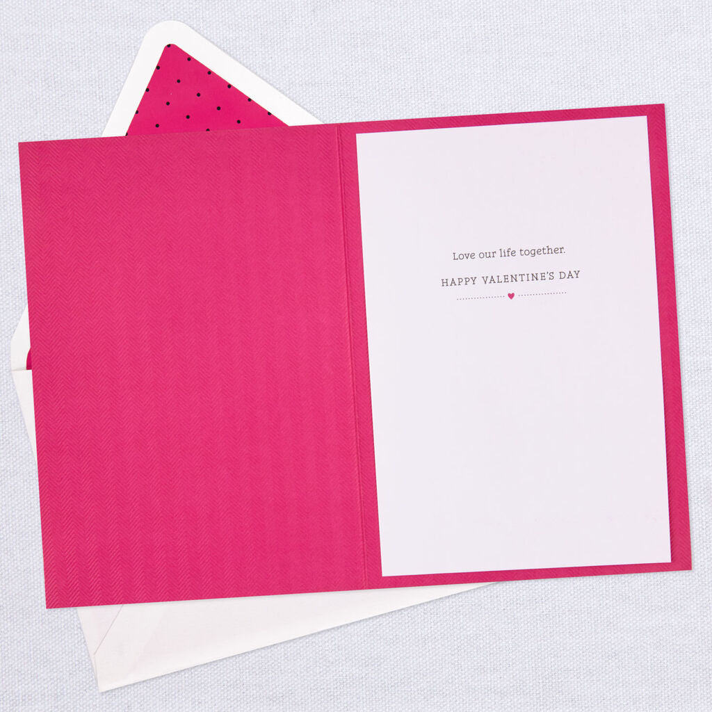 Signature Two Lovebirds Paper Craft Valentine's Day Card