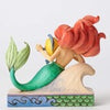 Enesco 4054274 Jim Shore Disney “The Little Mermaid” Ariel with Flounder Stone Resin 5.25”