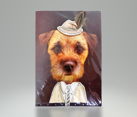 Hallmark Signature Handsome Dog Card
