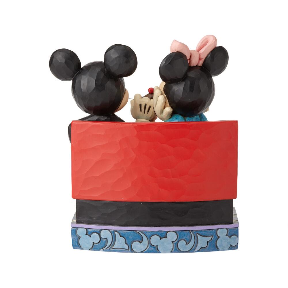 Enesco 4059751 Mickey & Minnie at Soda Shop,6.25 in H